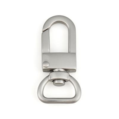 China 100% Inspection D Shaped Snap Hook Buckle Hardware Metal Snap Swivel Hook for Bags zu verkaufen