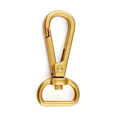 Китай Customized Logo Eco-friendly 3/4 Inch Dull Gold Metal Hook Buckle for Handbags Hardware продается