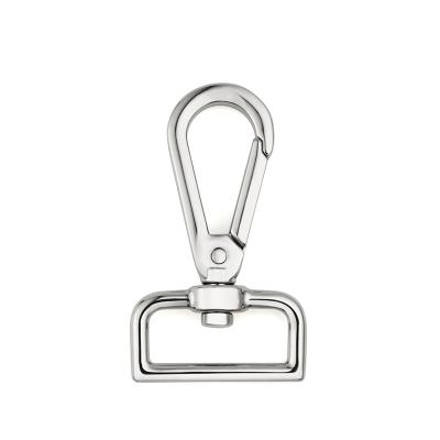 중국 Handbag Hardware Silver 25mm Swivel Eye Snap Hook for Leather Bag Attachment 판매용