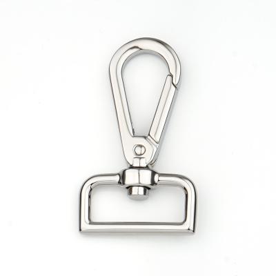 China 1 Inch Eco-friendly Metal Products Silver Swivel Snap Hook for Lanyard Bags à venda