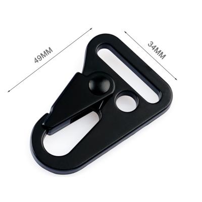 Chine 25mm Black Spring Metal Hook Buckle Clip for Bag Straps Convenient and Versatile à vendre