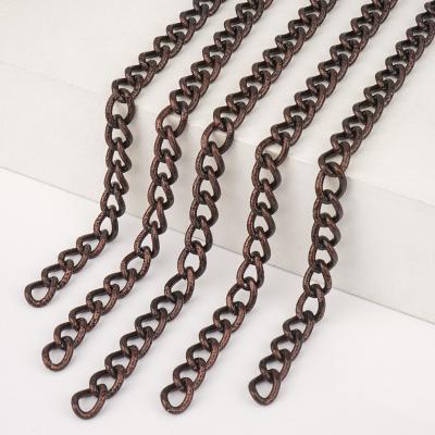 China Prevent Fade Handbag Customized Bag Chain High Grade Leather Chain Strap for Bag à venda