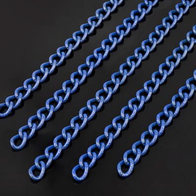 Chine Customizable Plating Blue Chains Handbag Accessories Straps for Purse Chain Bag Handle à vendre