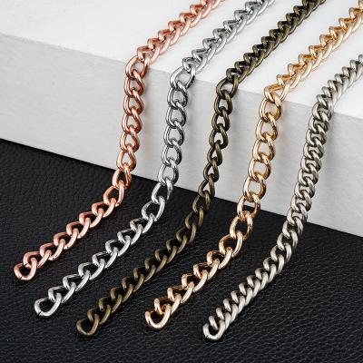 중국 Eco-friendly Metal Purse Bag Chain Strap Handles for Long Bronze Chain Handbag Accessories 판매용