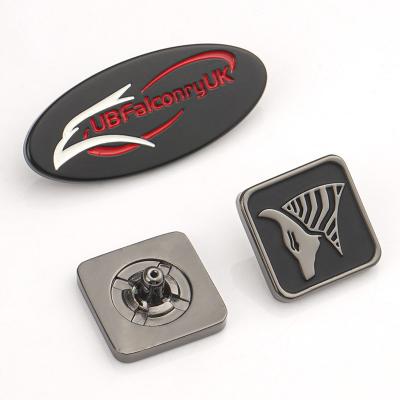 China Various Bag Metal Rivet Label Customized with Logo Plating for sale