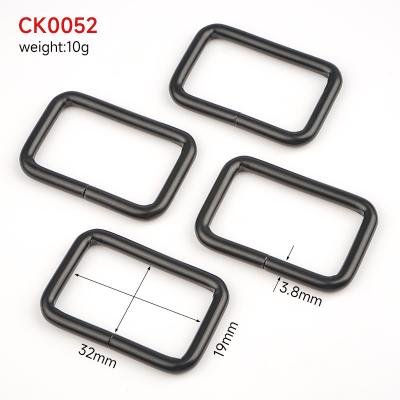 China 1 1/4 Inch Metal Square Ring for Eco-friendly Metal Bag Buckle Rectangle Ring Clasp Hook for sale