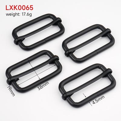 China 38mm Metal Adjustment Buckle Strap Webbing Triglide Buckle 1.5 Inch Adjust Square Buckle for sale