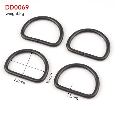 China User-Friendly 1 Inch D Ring for Thick 3mm Webbing Belts Customized Logo Acceptable for sale