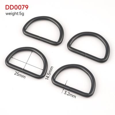 China 25mm Semi-Circular D Ring Multi-Purpose Accessory for Sewing Keychains and Dog Leash for sale