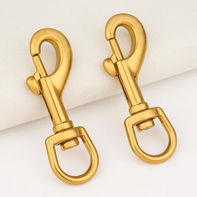 China Bag Hardware 1/2 Inch Bag Strap Clasp 13mm Eye Bolt Swivel Snap Hook within Tea Gold for sale