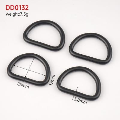 China Handbag Hardware Accessories 25mm D Ring for Purse Luggage Backpack Sewing Keychain for sale