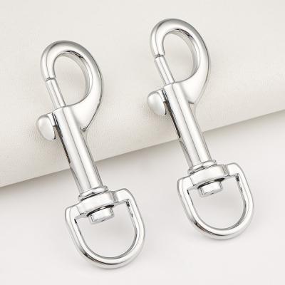 China 15mm Chrome Snap Swivel Clasp Bag Hardware 3/5 Inch Bolt Eye Swivel Hook for Dog Leashes for sale