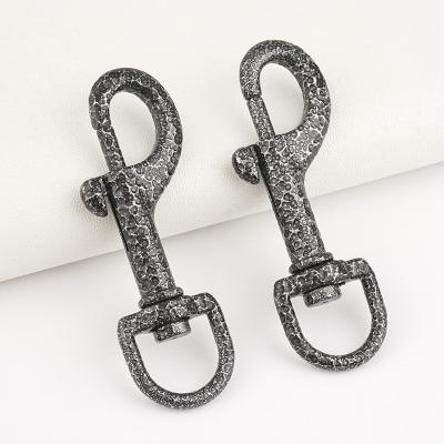 China Bag Hardware 15mm Snap Swivel Eye Hook for Handbag Purse Strap Handles Antique Nickel for sale