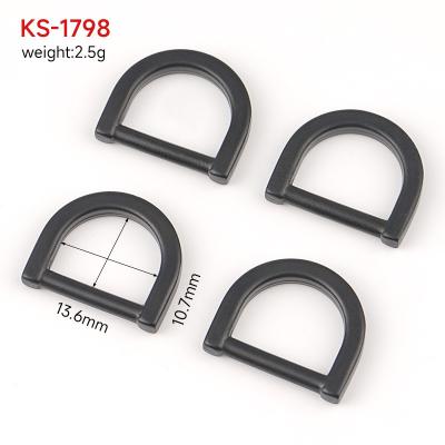 China 13mm D Ring Flat Zinc Alloy Buckle Metal Accessories for Handbag Purse Bag DIY Supply for sale