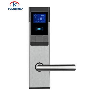 China 2020 Temic/13.56MHz M1 4K Card New Arrival LCD Display Hotel Door Lock System Card Door Key for sale