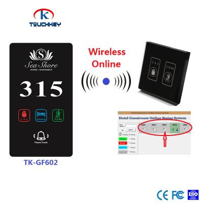 China WIFI smart do not touch wall switch for home WIFI smart do not touch door plate for hotel, remote controlled by mobile phone TK-GF601 for sale