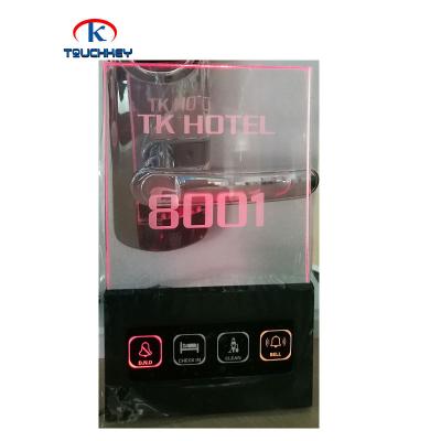 China Touch Screen Switch for Hotel Use Wireless Doorbell System with Room Number, Dial Room, Do Not Disturb, Please Wait for sale