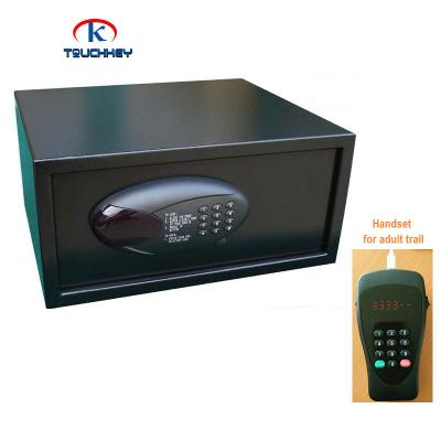 China Hotel Safe Box High Security Compartment Metal Smart Smart Cash Safe Box,Laptop Digital Security Box for sale