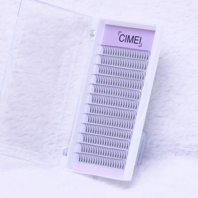 China Long Mink Eyelashes Mega Premade Natural Handmade Volume Fans Premade Short Eyelash Long Stem Tapered Shaft Fans Private Label Pro for sale