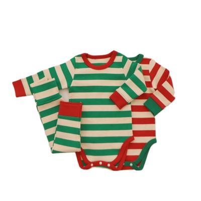 China Wholesale Casual Sleepwear Boys Girls Children Kids Print Cotton Organic Simple Baby OEM Christmas Kids Pajamas Set for sale