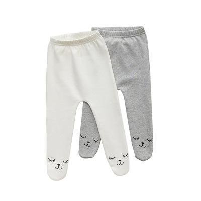 China 2022 cute baby boy pants autumn baby clothes gaiters new arrival boutique organic cotton unisex wholesale breathable long pants for sale