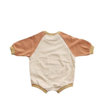 China Casual/Cute/Soft Mix Color Long Sleeves Baby Romper Set 100% Cotton Infant Babies Korea Terry Clothing Jumpsuit Sets for sale