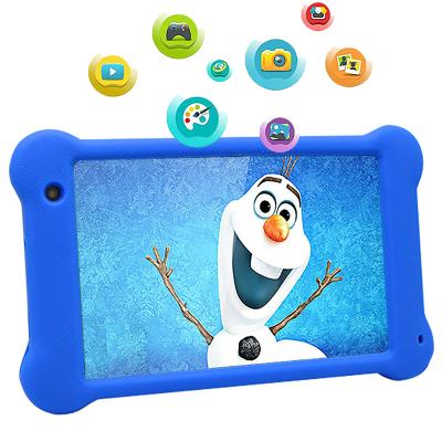 China Factory Wholesale 7 Inch Drop Resistance Online Education Home Tablets Student Children Learning Game Children Tablet PC for sale