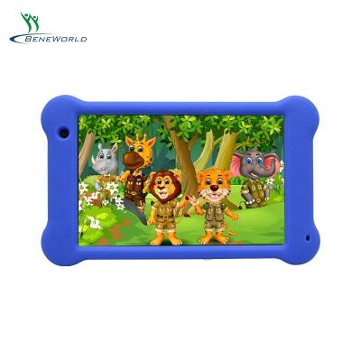 China Drop Resistance Maker 7inch Kids Learning Kids Educational Tablet With Protective Case for sale