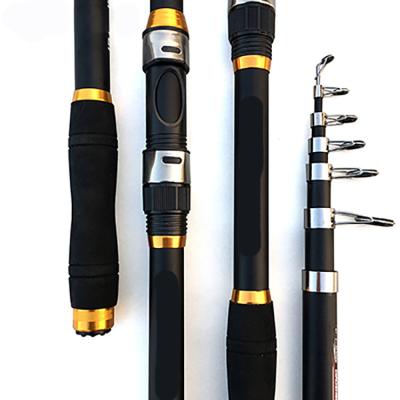 China 2.1m-3.6m Carbon Fiber Telescopic Fishing Rod Spinning Tools for sale