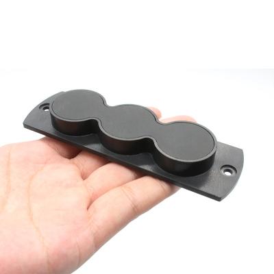 China Industrial Magnet Wholesale Customized 25 35 43 45 Pounds Neodymium Gun Rubber Coated Magnet Holder for sale