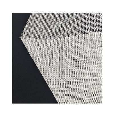 China Stain Resistant Diamond Mesh Fabric Knitted Polyester 85% Spandex 15% Fabric Mesh For Sports And Bag Outer Lining for sale