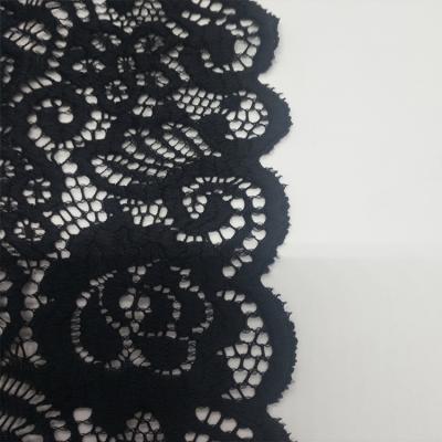 China Beautifical Breathable Lace Fabric African Spandex 16% Nylon Guipure Lace Fabric Wholesale 84% Lace Fabric for sale