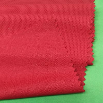 China Stain Resistant Factory Direct Sale In Stock Knitting Sports Weight 130g-140g/m2 Polyester Mesh Fabric For Clothing for sale