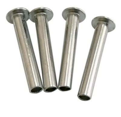 China Flat Head Rivet Semi Tubular OEM for sale