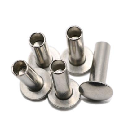 China Semi Tubular Stainless Steel Truss Head Rivet for sale