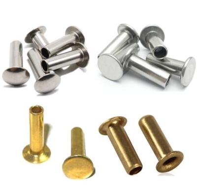 China Stainless steel all kinds of high quality tubular rivet, tubular rivet factory for sale