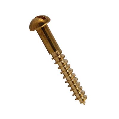 China DIN 7996 Wood Round Brass Round Head Screw for sale