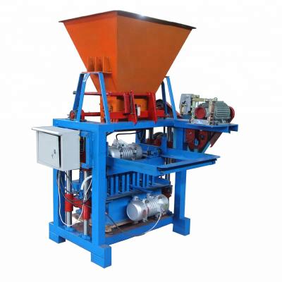 China Building Material Shops QT4-35 Diesel Engine Generator Manual Ash Cement Hollow Brick Block Machine Price for sale