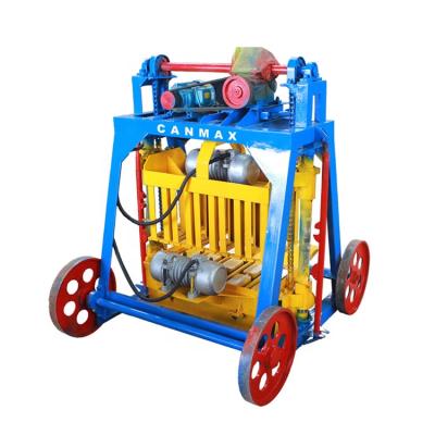 China Building material shops egg laying mobile concrete brick making machine QMY4-40 for sale