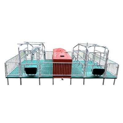 China Pig pregnant sow pig bed farrowing pig breeding equipment sow pen farrowing pen for sale farrowing crates for sale