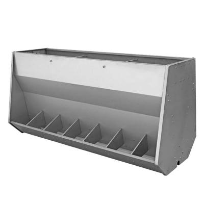 China High-end double-sided line pig farm 201 304 stainless steel feed trough pig house automatic raw feed trough for sale