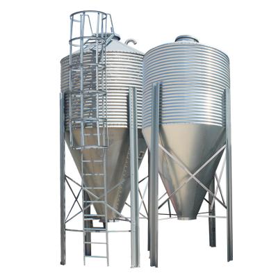 China Poultry Farm Used Feed Storage Silo For Corn Grain Poultry Feed Bins Small Silo Transport Wheat Silo for sale