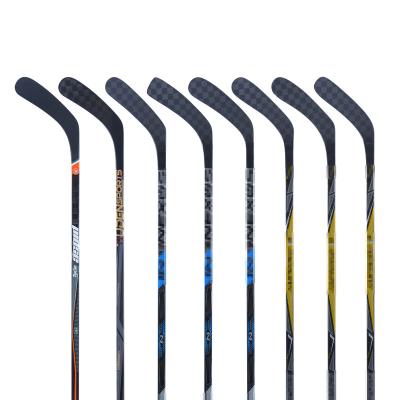 China Hot selling carbon composite ice hockey sticks from China SR/INT/JR for sale