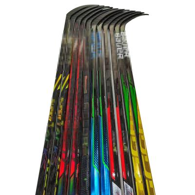 China Carbon Fiber Customized High Quality Ice Hockey Sticks Carbon Composite silver Hockey Stick Made In China for sale