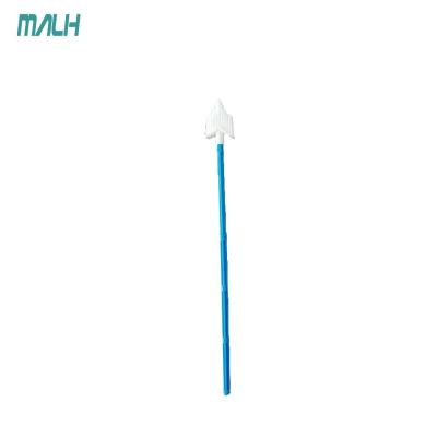 China A4 Safety Type Cervix Cytology EO PE Head Brush Cervical Broom Sterile Disposable CTT LCT Single Use Material For Pap Smear for sale