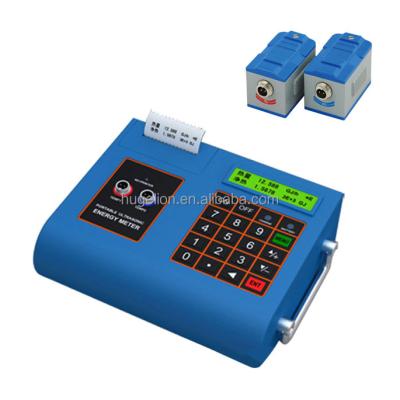 China Steel Portable Ultrasonic Flow Meter with Printer Ultrasonic Liquids Flow Energy Meter PT100 for sale