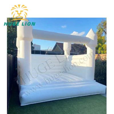 China PVC kids waterproof material white house bounce inflatable commercial jumping castle for sale for sale