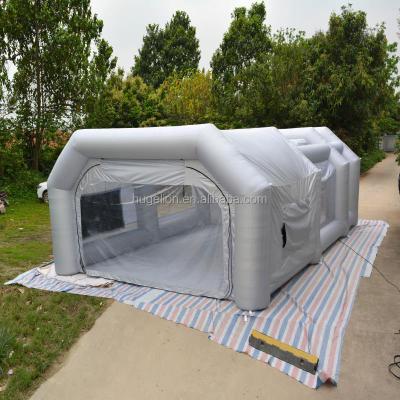 China Waterproof Outdoor Inflatable Car Tent Custom Car Polishing Inflatable Tent for sale