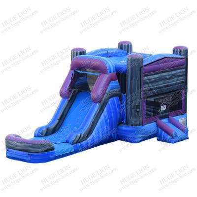 China Waterproof tropical blue marble inflatable wet and dry combo for kids for sale