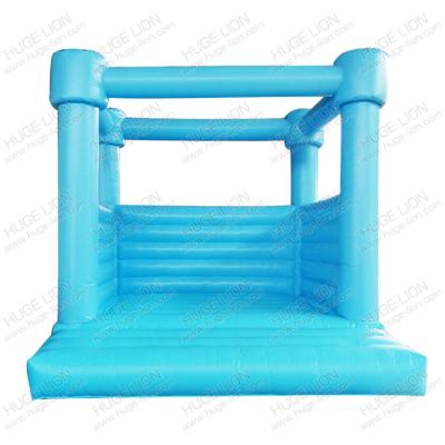 China Netting 13ft Waterproof Commercial Bounce House Pastel Blue Wedding Bounce House for sale